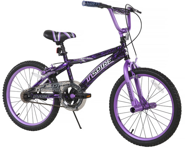 20" Dynacraft Inspire Girls BMX Bike for Kids, Ages 7 14