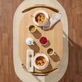 Best Choice Products 3 Piece Modern Oval Dining Table Set, Small Kitchen Dinette W/2 Chairs Black/Black