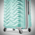 American Tourister Pirouette NXT Hardside Large Checked Luggage with Spinner Wheels Ultramarine
