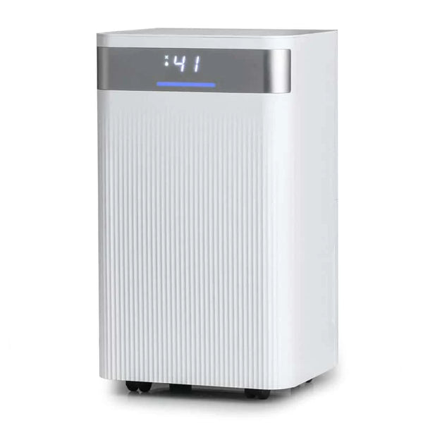 32 Pints 2000 sq ft Basement Dehumidifier with Drain Hose, 24H Timer & 3 Color Indicator, Quiet Portable Dehumidifier for Home, Bedroom, Bathroom