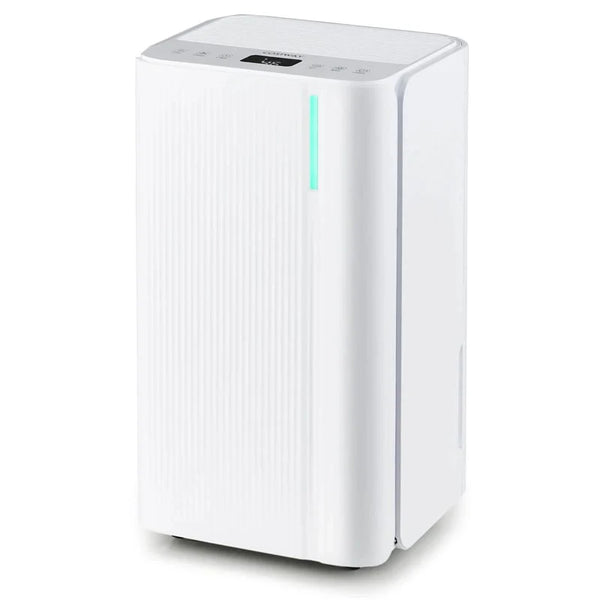 32 Pint Dehumidifier with 3.3FT Drain Hose, 24H Timer & 3 Color Indicator, 2000 sq ft Portable Dehumidifier for Basement, Bedroom, Bathroom